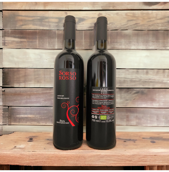 Vino Rosso "Sorso Rosso" Biologico